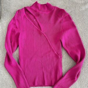 Forever 21 Fuchsia Ribbed Top